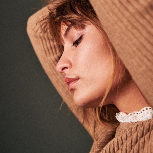 Sezane Merino wool and cotton pullover Jumper NWT - Picture 3 of 6